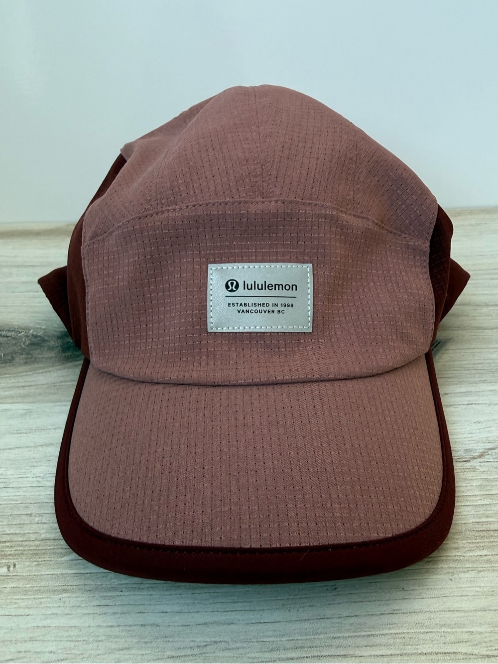 Lululemon Multi-Panel Running Hat in Red Clay/Rockwood - Picture 3 of 6